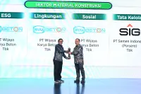 Bukan Sekadar Produksi Semen, Tata Kelola SIG Sabet Penghargaan ESG 2026