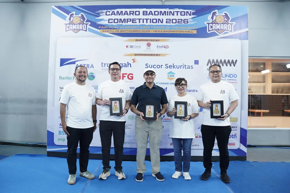 Camaro Dorong Sinergi Pelaku Pasar Modal melalui Kompetisi Badminton