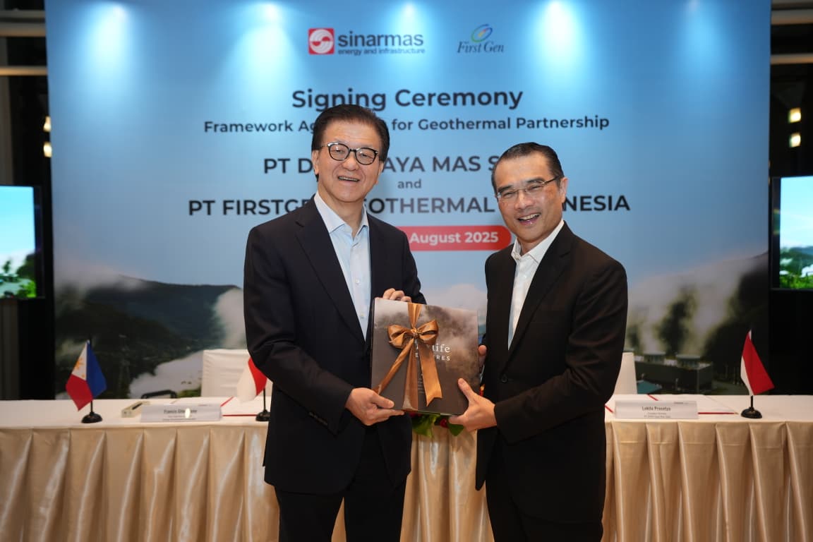Dian Swastatika (DSSA) Gandeng FirstGen Kembangkan Energi Panas Bumi