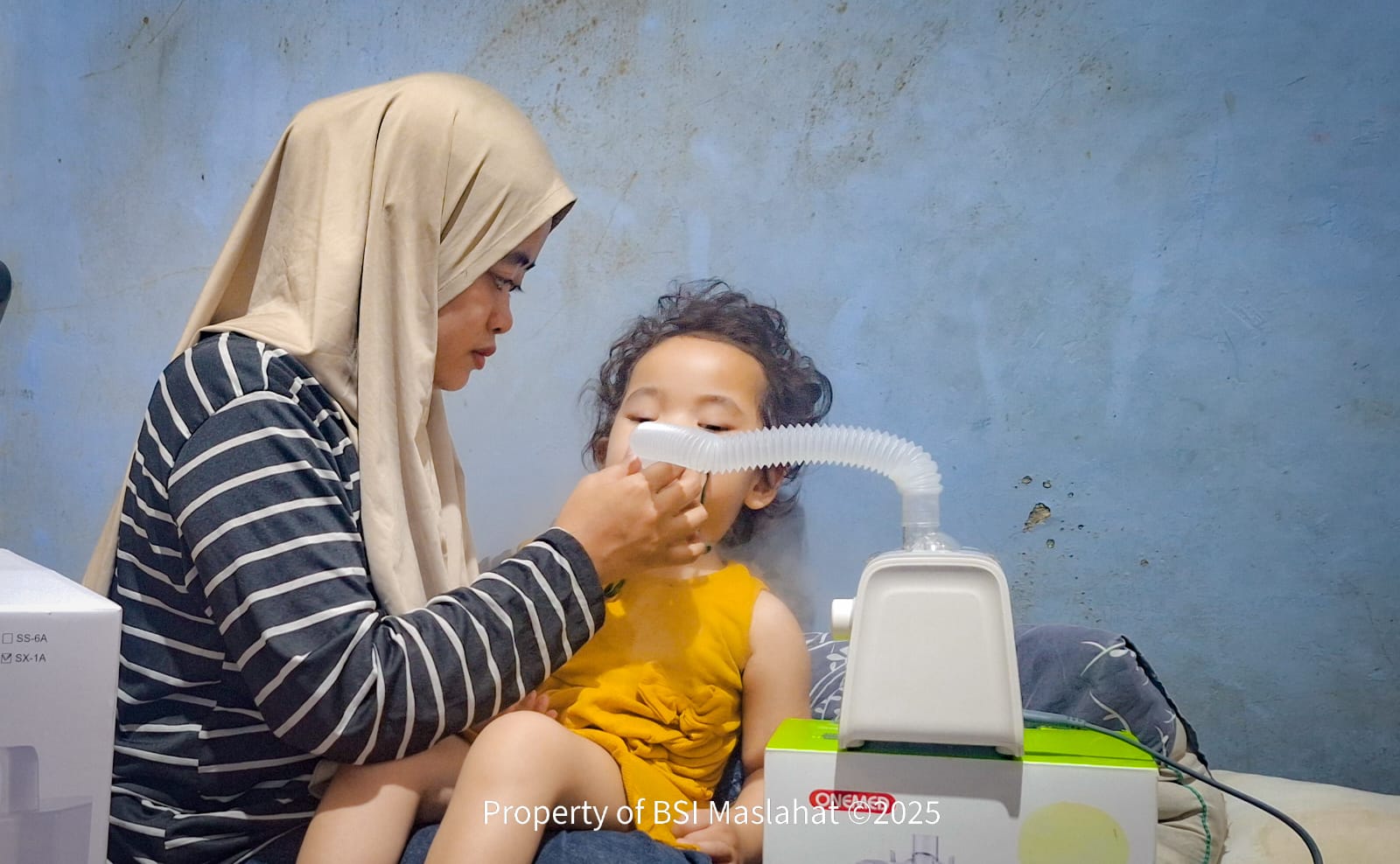 BSI Maslahat Berikan Bantuan Alat Kesehatan Pejuang Kecil Meningitis TBC