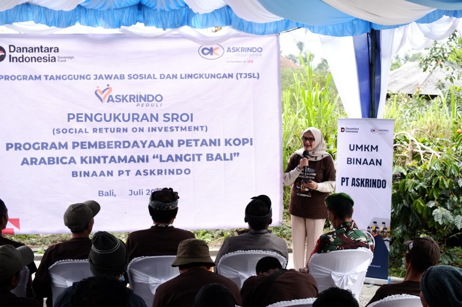 Melalui Program TJSL, Askrindo Lakukan Pengukuran SROI Kopi Langit Bali
