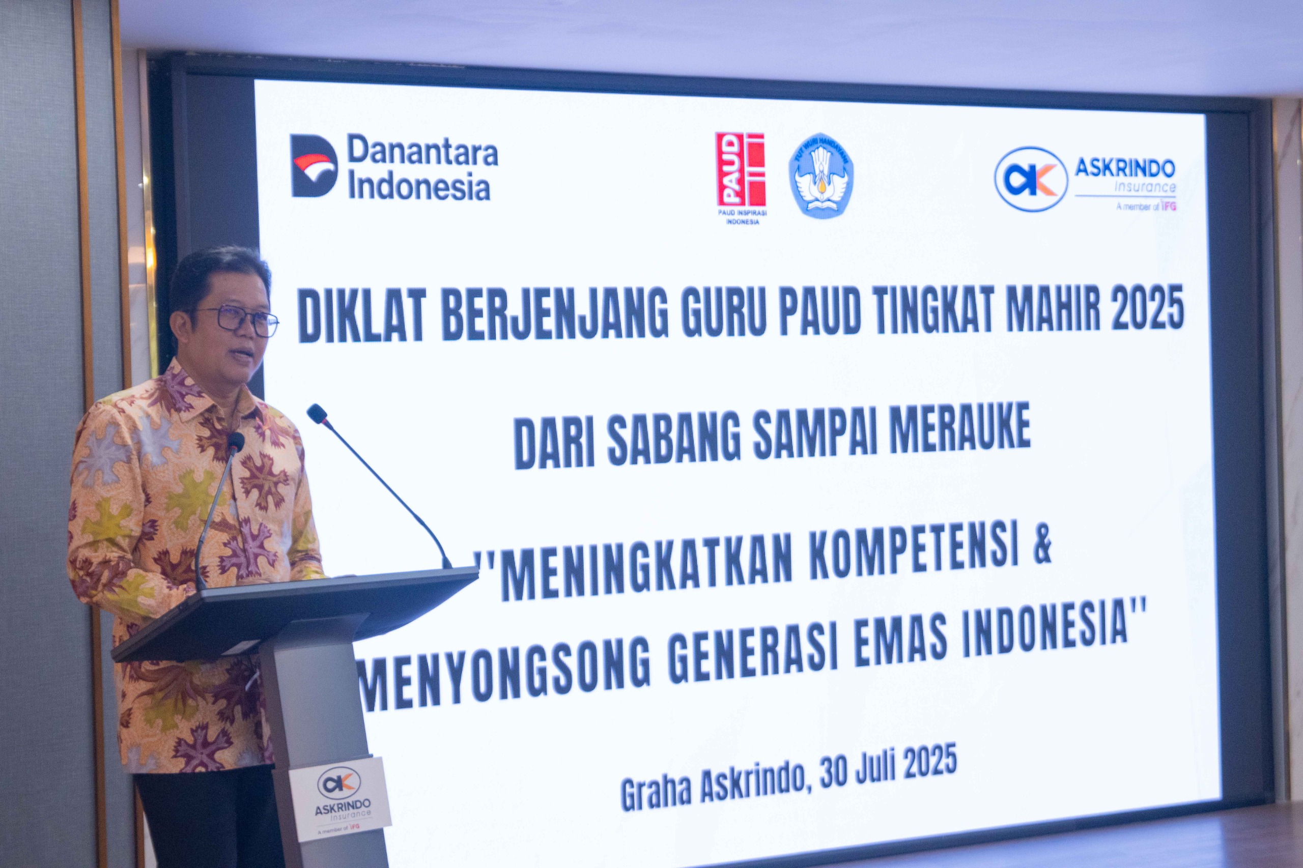 Askrindo Berkomitmen Tingkatkan Kompetensi Guru PAUD untuk Masa Depan Bangsa