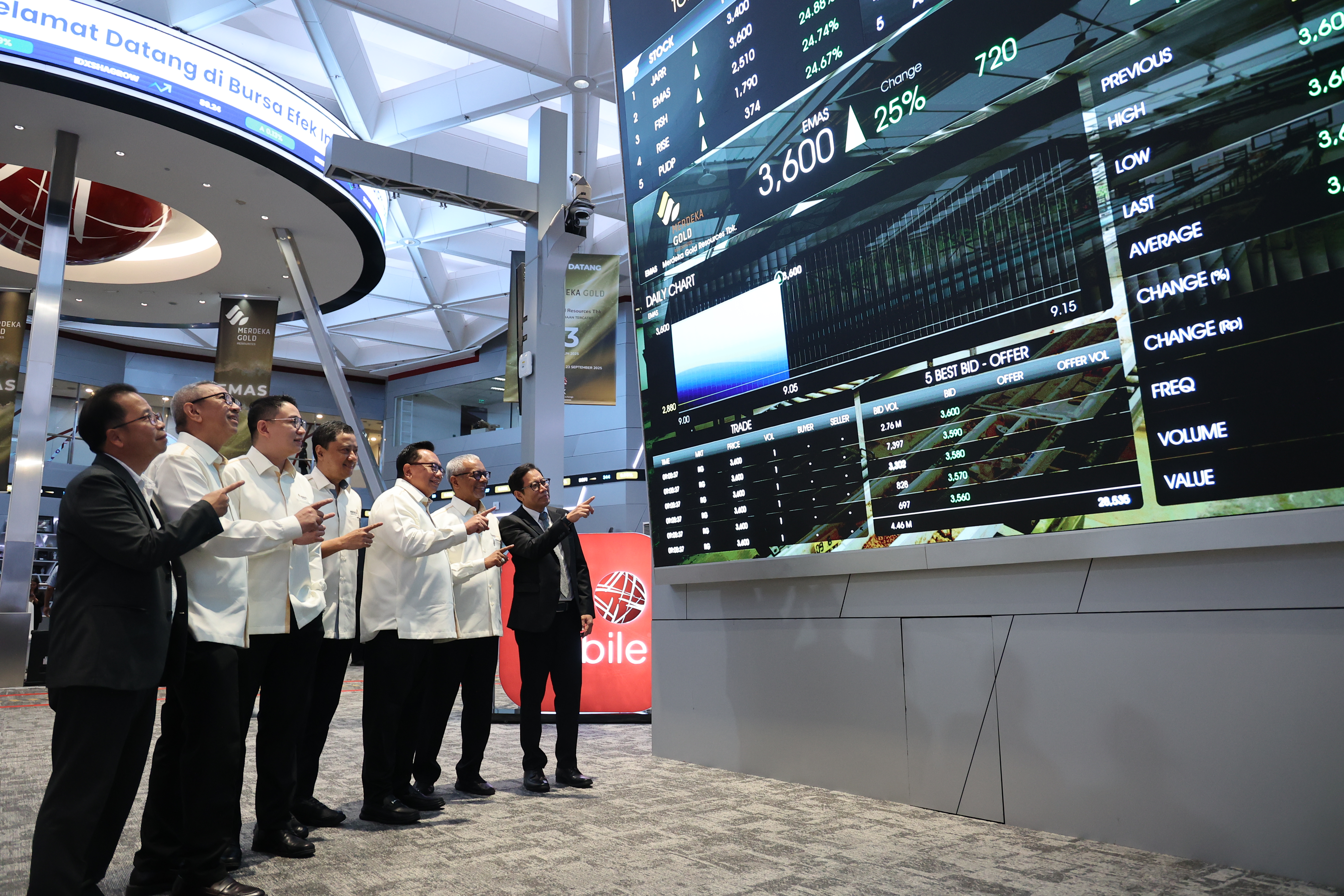 Resmi Melantai di BEI, Merdeka Gold Resources (EMAS) Himpun Dana Rp4,66 Triliun