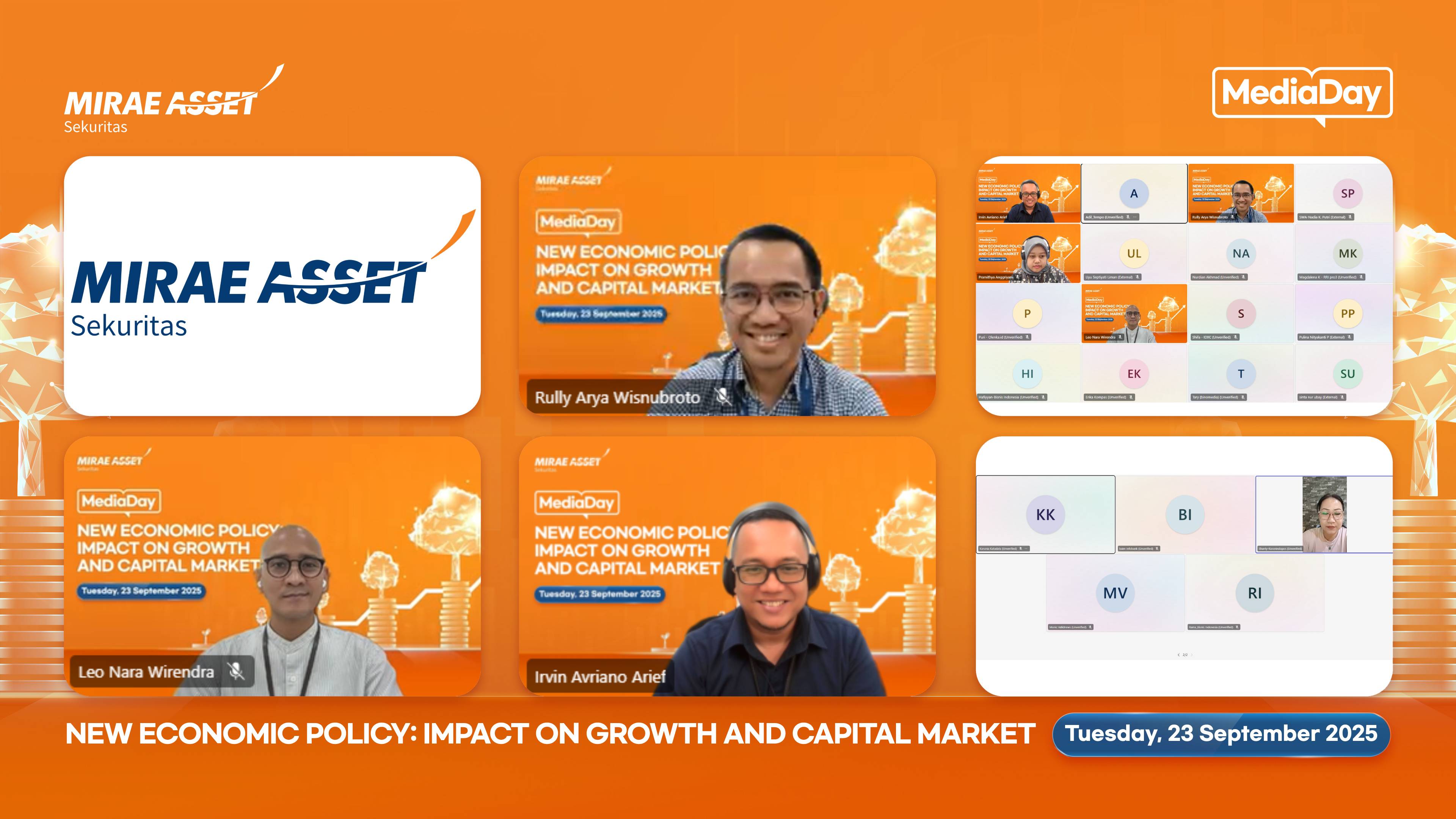 Mirae Asset: Pelaku Pasar Masih Mencermati Kebijakan Menkeu Baru