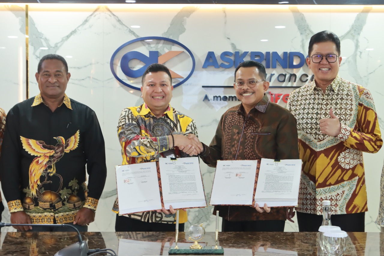 Askrindo dan Bank Papua Teken Kerja Sama KUR, Dorong UMKM Papua Naik Kelas dan Inklusif