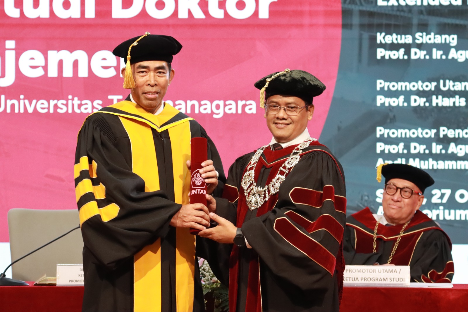 Dirut Askrindo, Raih Gelar Doktor Ilmu Manajemen dari Universitas Tarumanagara