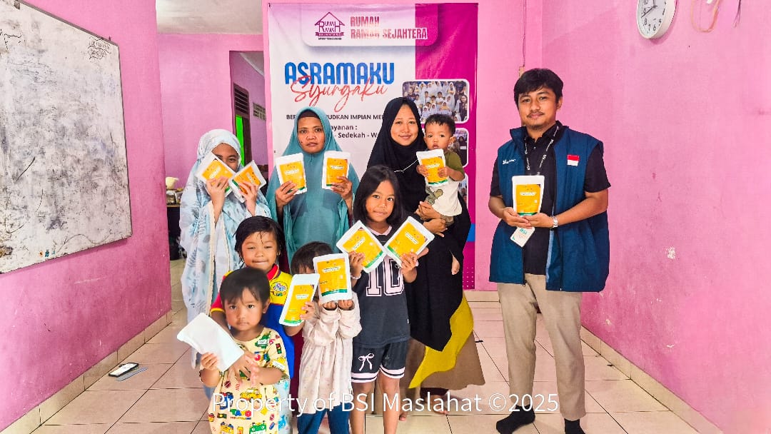 BSI Maslahat Salurkan Olahan Daging DAM Haji 2025 ke EnamYayasan di Jakarta dan Tangerang