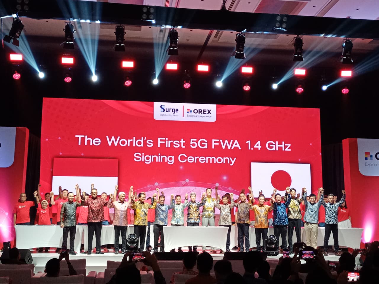 SURGE dan OREX SAI Bangun Ekosistem 5G FWA Nasional Berbasis Open RAN