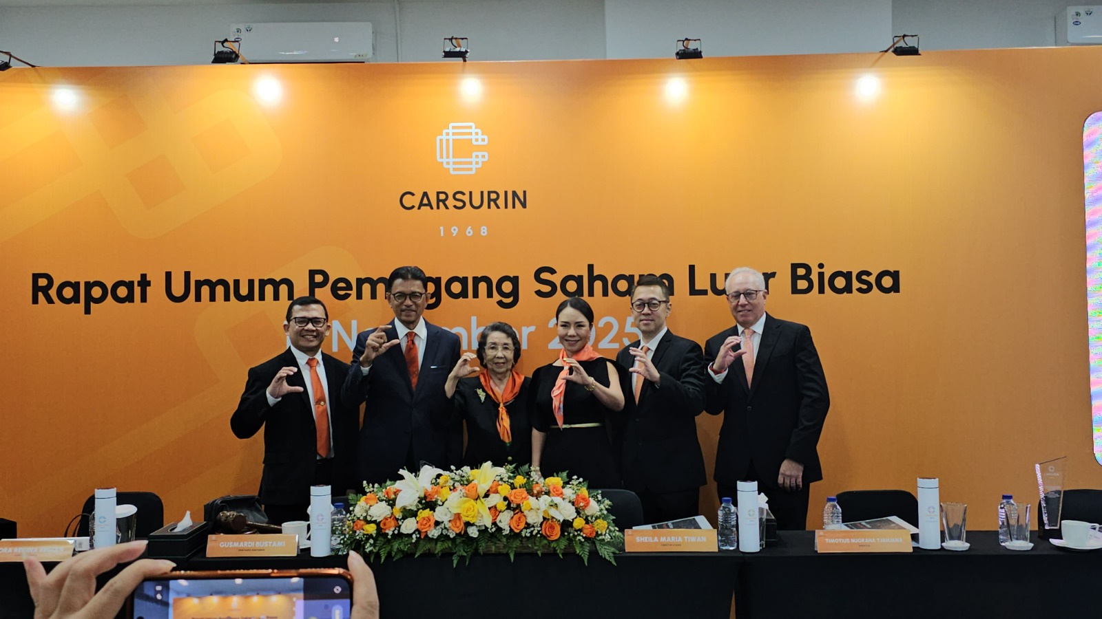 Carsurin (CRSN) Perkuat Transformasi Bisnis lewat Regenerasi Kepemimpinan di RUPSLB 2025