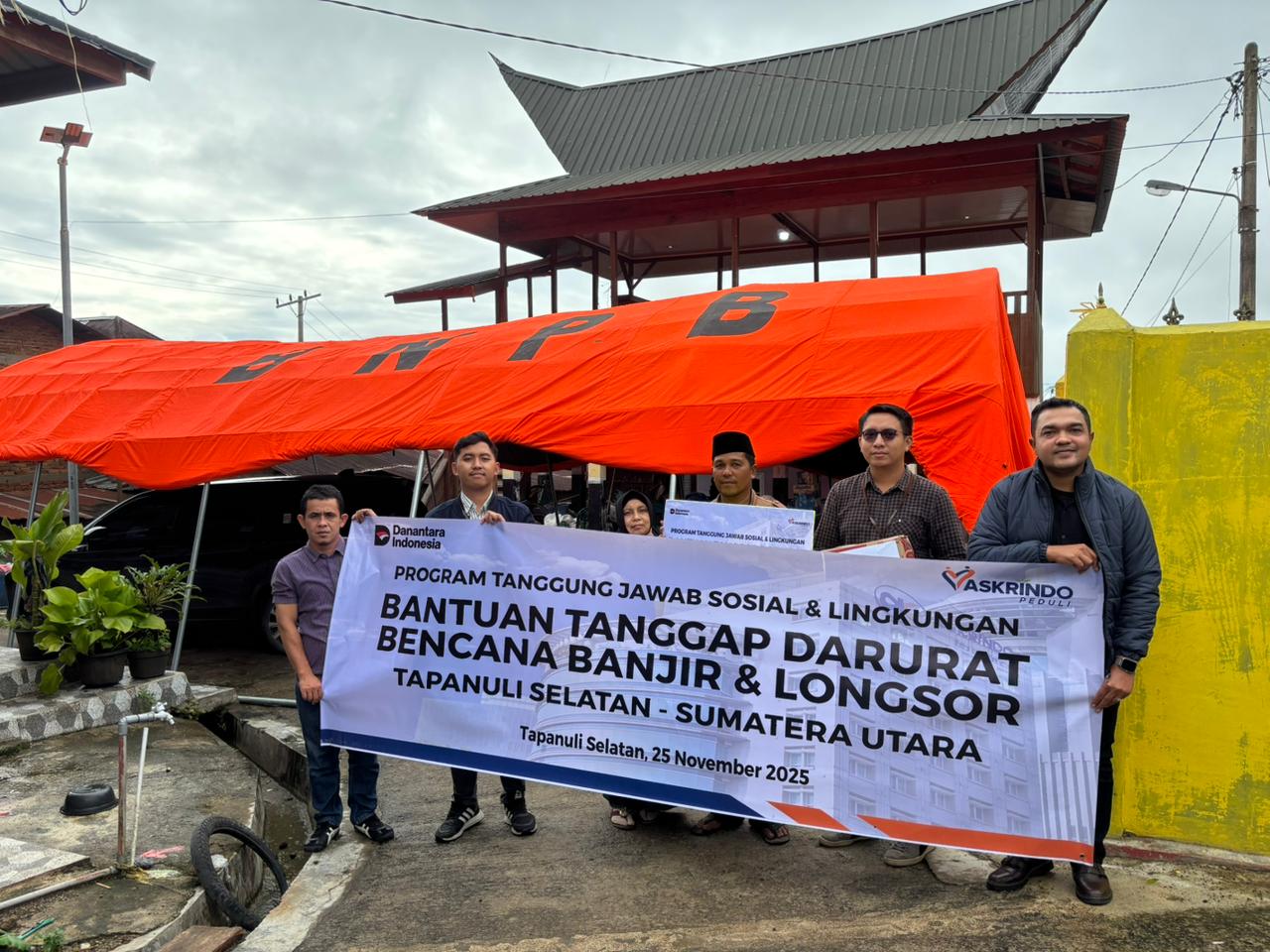 Askrindo Salurkan Bantuan untuk Korban Bencana di Sumatera