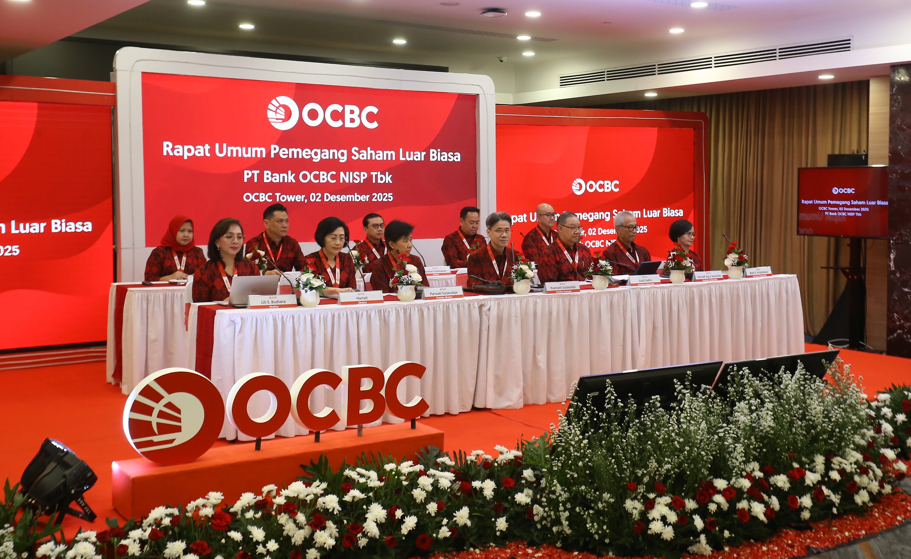 Gelar RUPSLB, Bank OCBC NISP Ubah Anggaran Dasar dan Dewan Komisaris