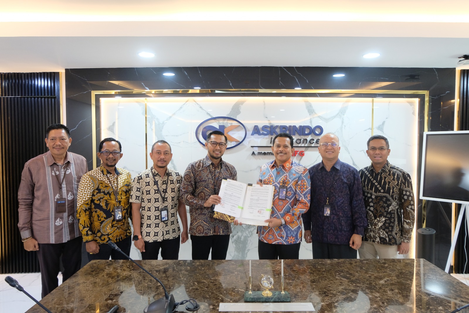 Askrindo Perkuat Sinergi dengan Bank Kalsel, Tangkap Momentum Pertumbuhan Sektor Konstruksi Daerah