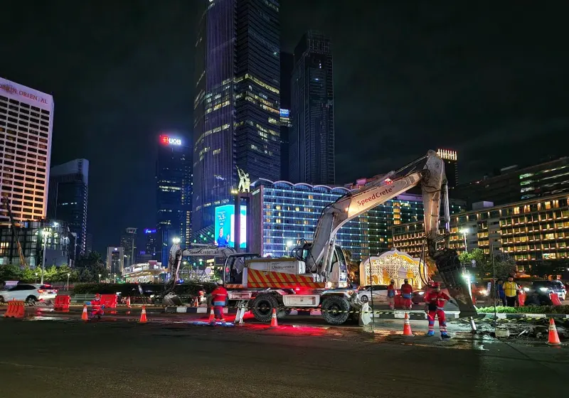 Beton Cepat Kering SIG Bantu Tekan Emisi dan Kemacetan