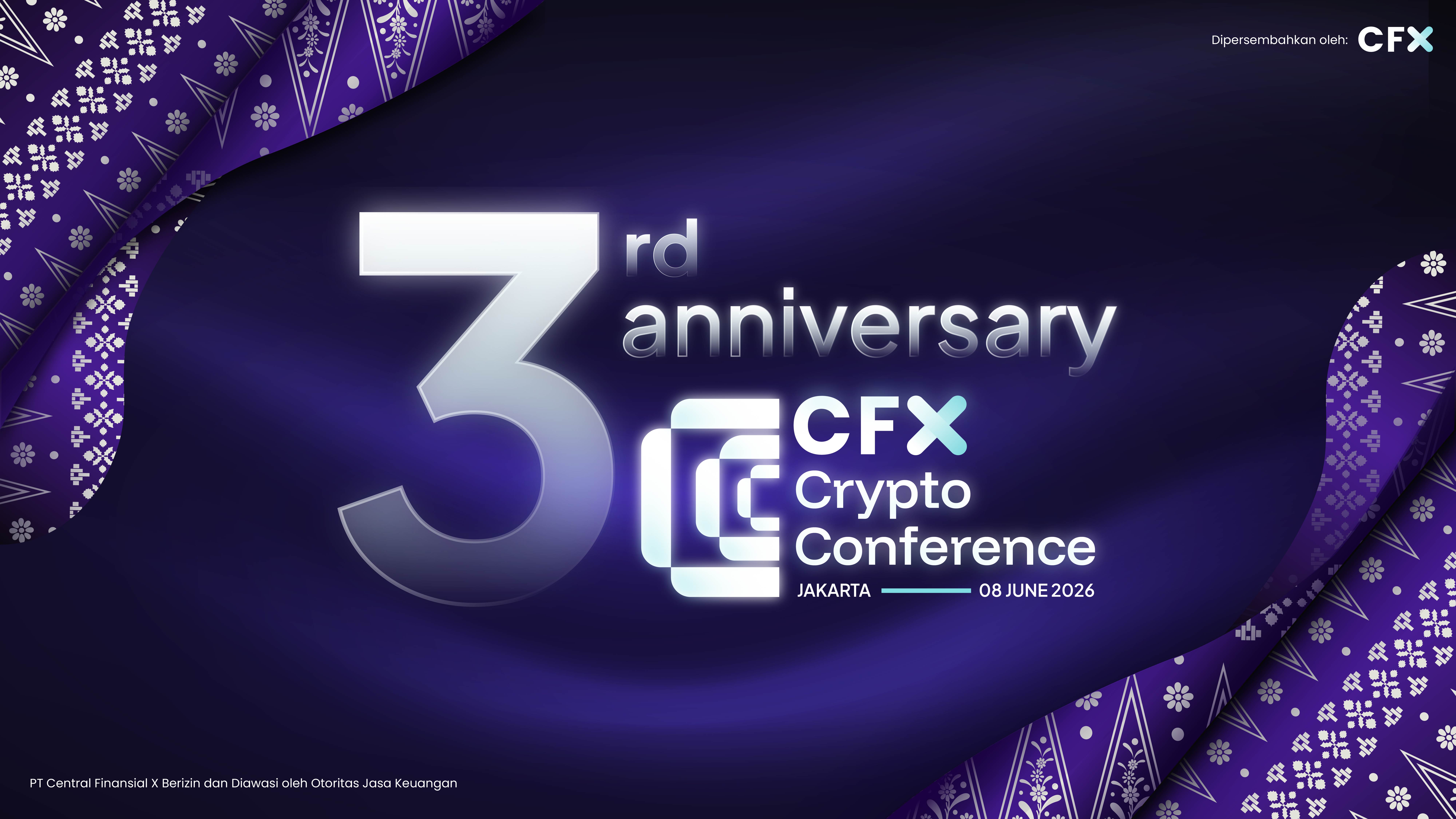 Rayakan 3 Tahun Berdiri, CFX Adakan Crypto Conference