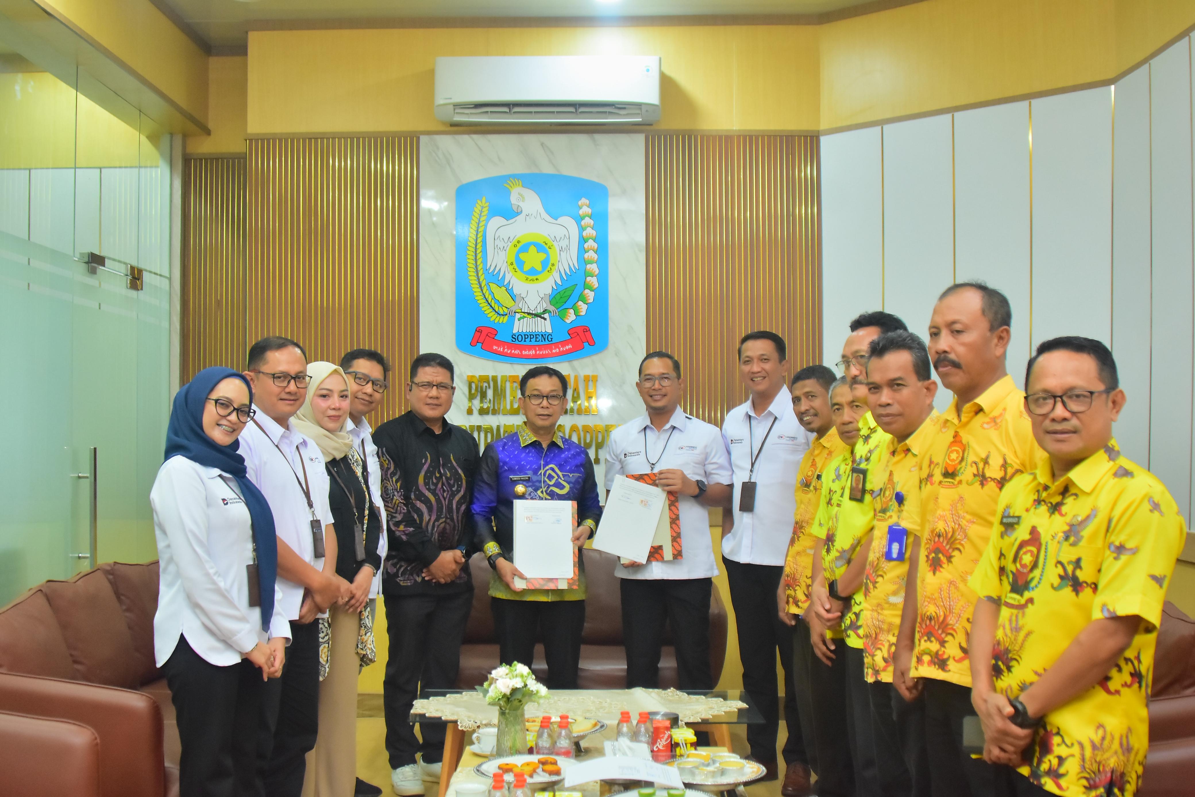 Perkuat Pembangunan Daerah, Askrindo Jalin Sinergi Strategis dengan Kabupaten Soppeng