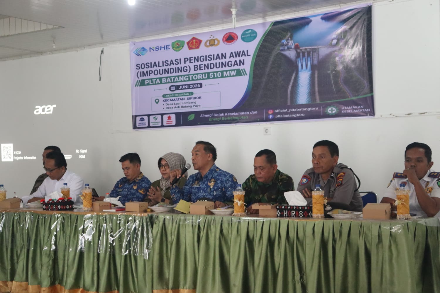 PT NSHE Perkuat Kesiapsiagaan Masyarakat Jelang Pengisian Waduk PLTA Batangtoru