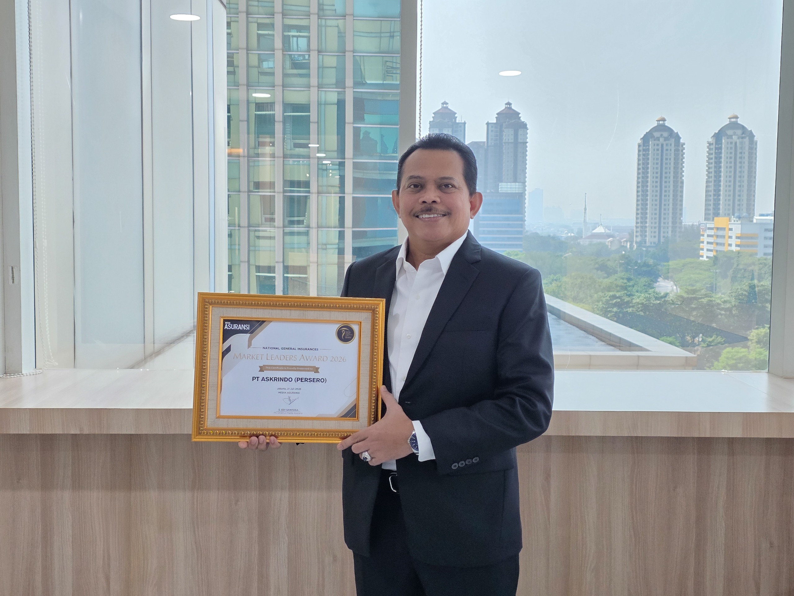 Askrindo Raih Penghargaan Market Leader Asuransi Umum Nasional 2026