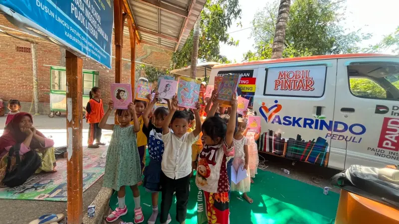 Askrindo Perluas Akses Pendidikan Inklusif Lewat 25 Mobil Pintar pada Hari Anak Nasional 2026