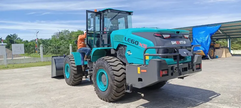 Kobexindo Kirim Perdana Shantui Wheel Loader Listrik LE60-X5 ke Sumatera